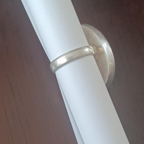 Real ROSE QUARTZ  SILVER RING - Picture 8 of 9